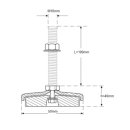 ALS 5 Stellf&uuml;&szlig;e &Oslash; 50 ALS-50 M16