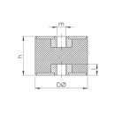 C 50x25 M10x10